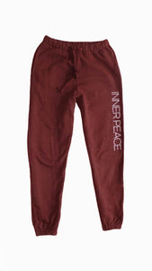 Inner Peace Tracksuit - French Terry (Bold Burgundy) - INNER PEACE